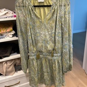 Green Ramy Brooke Long Sleeve Dress Medium
